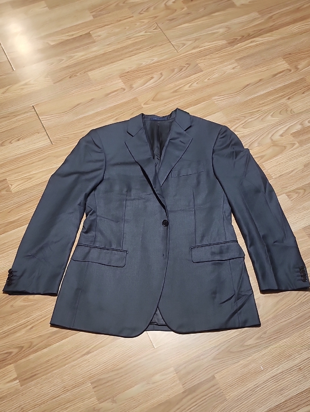 Pal Zileri Men's Dark Gray Two Button Blazer. Size 52 R Italy